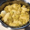 miikof's cooksnap of when they made 黒糖＆さつまいも♪蒸しパン.