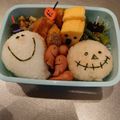 ★ｋｙｏｎ．'s cooksnap of when they made キャラ弁☆ハロウィンのおにぎり弁当.