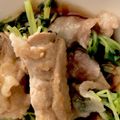 カピバラ45's cooksnap of when they made ★レンジで簡単.時短.豆苗の豚肉巻き★.