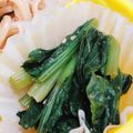 ★ぴよぴよ501★'s cooksnap of when they made 1番簡単☆レンジで小松菜の胡麻和え.