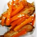 にゃ★にゃ's cooksnap of when they made さつま揚げと人参の甘酢きんぴら.