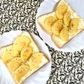 ふたごゆき's cooksnap of when they made 柿のハニーチーズトースト.