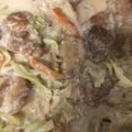 くりっかー's cooksnap of when they made 鶏肉とキャベツのみそミルク煮.