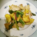 クック6FHXQ1☆'s cooksnap of when they made 鶏肉とさつまいもの甘辛中華炒め.