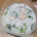 candy726's cooksnap of when they made 海老とホウレン草の絶品♪中華粥.