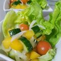 Yukiまむ's cooksnap of when they made 柿と野菜のカラフルマリネ.