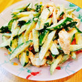 かわゆう1211's cooksnap of when they made きゅうりとささみの明太マヨソース和え♪♪.