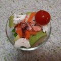 akoreana's cooksnap of when they made アボカドとたっぷり野菜の豆腐チーズサラダ.