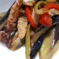 なかたんた's cooksnap of when they made 茄子と豚ばら肉の柚子胡椒みそ炒め♡.