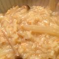 クックXCYSK0☆'s cooksnap of when they made ５種のきのこと白菜と玉葱と卵の雑炊.
