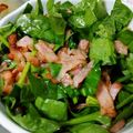 nococokuu's cooksnap of when they made ほうれん草とカリカリベーコンの簡単サラダ.