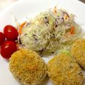 Marmo's cooksnap of when they made ノンフライヤー版おからのかぼちゃコロッケ.