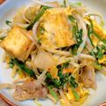 ばたみそーぱん☆'s cooksnap of when they made 簡単！豚キムチもやしの豆腐チャンプルー.