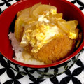 しゅんのま's cooksnap of when they made 値下げ～野菜コロッケ丼(卵とじ).