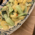 ねこ316's cooksnap of when they made さつまいもと青梗菜のマヨチリ炒め☆.