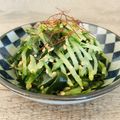ばぢこ's cooksnap of when they made わかめときゅうりのごまナムル【作り置き】.
