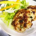 ⭐なつき⭐'s cooksnap of when they made 鶏ひき肉のふわふわはんぺんバーグ.