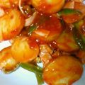 TVXQユノ's cooksnap of when they made 新ジャガチリソース炒め。甘辛♪.