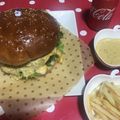 クック1SB6HI☆'s cooksnap of when they made でかいのに　うまい！巨大ハンバーガー！.