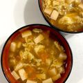 み1228's cooksnap of when they made のどにやさしい＊風邪をひいた時のスープ.
