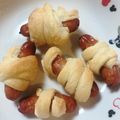 do_re_mi's cooksnap of when they made 余ったパイシートで作るソーセージパイ.