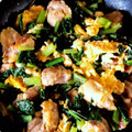 そうはなつき's cooksnap of when they made 鶏もも肉といり卵の炒め物♪簡単夕食おかず.