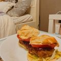 のやむ's cooksnap of when they made 濃厚ソースで♪お手軽ハンバーガー♪.