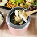 runa10's cooksnap of when they made スープポットでキノコと揚げの昆布スープ.
