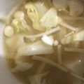 ma___111's cooksnap of when they made キャベツとえのきと豆腐のお味噌汁*･.