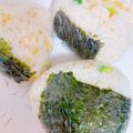 プー♡'s cooksnap of when they made 栄養＆ボリューム満点☆唐揚げおにぎり.
