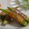 taruママ's cooksnap of when they made オクラの青しそ肉巻き.
