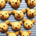 こにゃつ's cooksnap of when they made ラブリー☆ぷっくりくまちゃんクッキー.