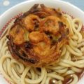 yama_miu's cooksnap of when they made かき揚げ天ぷらうどん.
