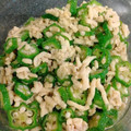 kaoripi's cooksnap of when they made オクラと鶏ひき肉のさっと煮.