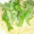 まいあみちゃん's cooksnap of when they made イカ納豆と青じその冷たいスパゲッティー.