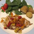 CANADOLL's cooksnap of when they made 白身魚のソテー✿パプリカバルサミコソース.