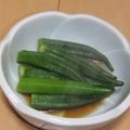 きらり流れ星's cooksnap of when they made 茹でて浸けるだけ！オクラの煮浸し.