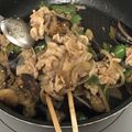 クックZ8J4H4☆'s cooksnap of when they made 茄子と豚ばらピーマンの味噌炒め.
