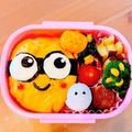 のぞミ's cooksnap of when they made ☆キャラ弁☆ミニオン オムライス②.
