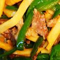 にーにやー's cooksnap of when they made 材料3つ！簡単☆本格☆チンジャオロース.