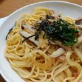 ポポンcook's cooksnap of when they made 簡単！ベーコンときのこのバター醤油パスタ.