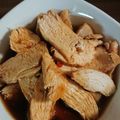 ♪sakusaku♪'s cooksnap of when they made レンジで簡単鶏胸チャーシュー.