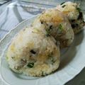 Yukiまむ's cooksnap of when they made 揚げ玉おにぎり.