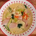 ☆ひなたmama☆'s cooksnap of when they made 味噌カレー牛乳ラーメンおうちB級グルメ.