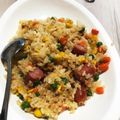 ゆかちゃん❁︎'s cooksnap of when they made 卵なし☆なんちゃってチャーハン《幼児食》.