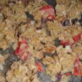 eternatie's cooksnap of when they made クランベリー入りホワイトチョコクランチ.
