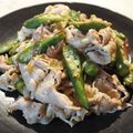 3life's cooksnap of when they made オクラと豚しゃぶの梅サラダ.