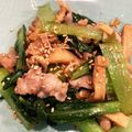 ねっぴ〜's cooksnap of when they made 豚バラと小松菜のニンニク炒め.