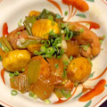 クックMW1VH8☆'s cooksnap of when they made シェフ直伝！旬の栗と鶏肉の中華風八角炒め.