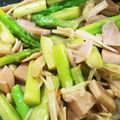 せのやん's cooksnap of when they made 簡単◎アスパラえのきベーコンのポン酢炒め.